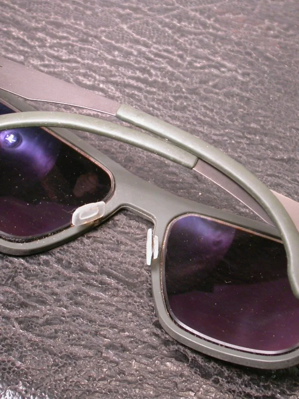 IC! Berlin Bloc Modern Green Sunglasses Made in Germany  FRAME ONLY